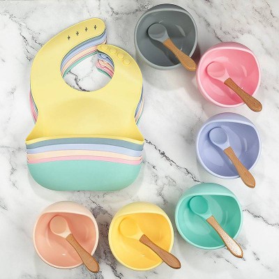 Baby Feeding Silicone Plate Kids Bowl & Spoon Set Bpa Free Dishes Tableware Cartoon Shape Children Baby Plate Baby Product