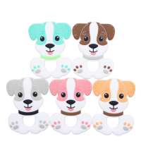 Wholesale New Arrival baby teething toy Chewable FDA Approval Silicone Dog Teether